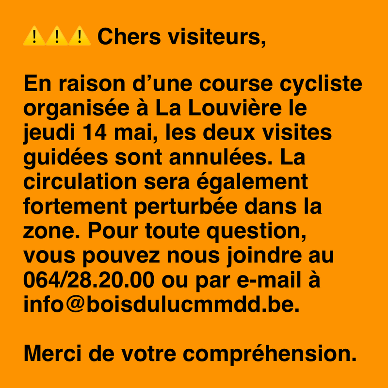 COMMUNICATION IMPORTANTE CONCERNANT L’ACCÈS AU SITE